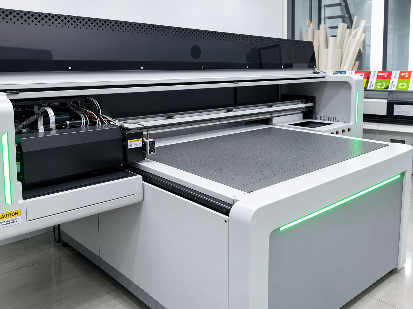 Impresora UV de cama plana del taller de ALEXQUIN